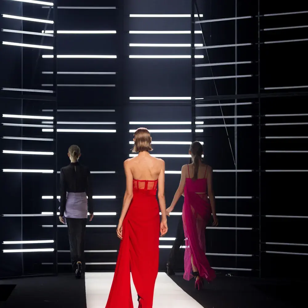 Fashion week runway